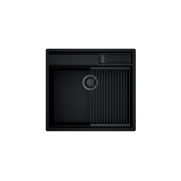 pol_pl_GLOBALO-Zlewozmywak-granitowy-SILVANO-60-1-BLACK-BL-Mat-8229_1 GLOBALO Zlewozmywak granitowy SILVANO 60.1 BLACK/BL Mat